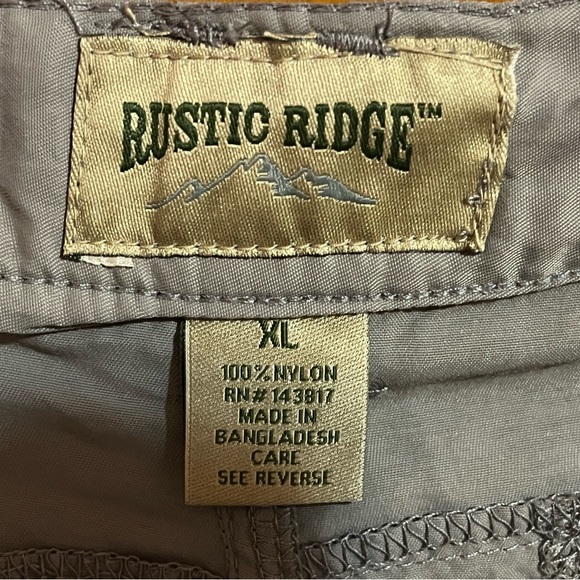 NWT Rustic Ridge women’s convertible hiking pants. Size XL. - Picture 6 of 13